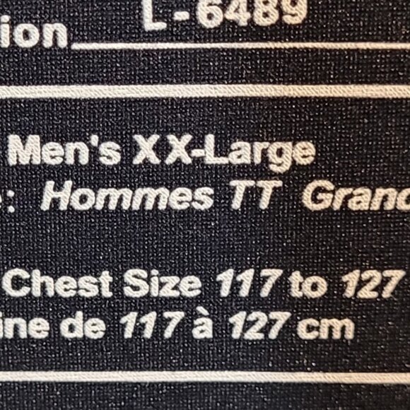 Life Jacket Adult Size Men's XX-Large - Defiant Black Red Grey Neoprene - Picture 4 of 4